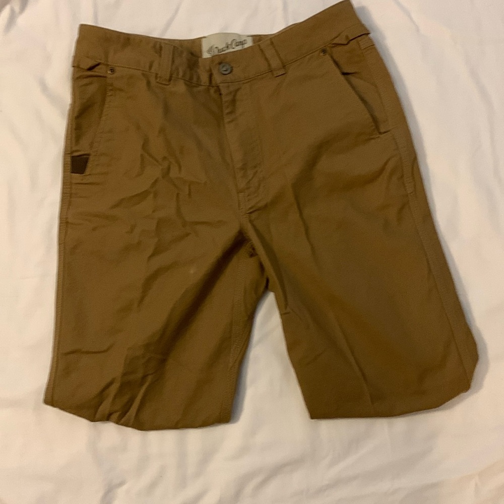 Duck Camp Men’s Brush Pants, Khaki, Size 32R